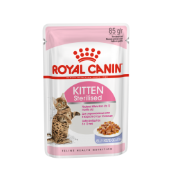 Быстрый заказ — Royal Canin Kitten Sterilised 85г х 12шт (желе для стерилизованных котят от 6 до 12 месяцев)